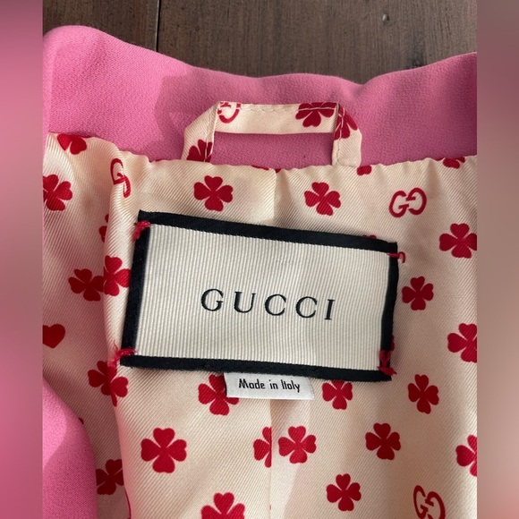 Gucci pink cady blazer women M - Picture 8 of 12